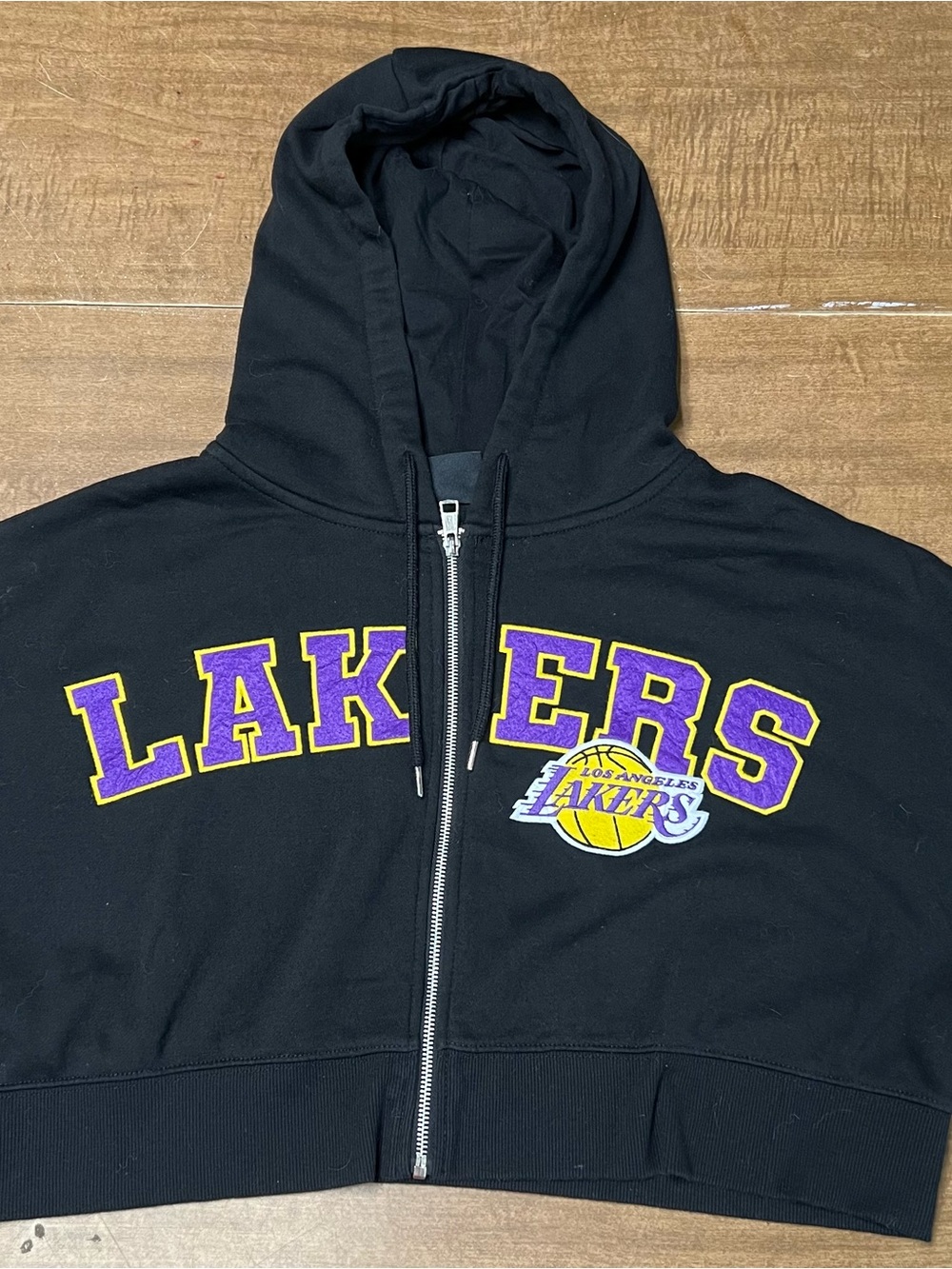 NBA Black Pullover with Embroidered Logo